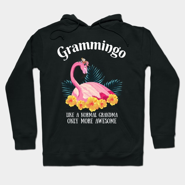 Grammingo Like A Normal Grandma Only More Awesome Hoodie by JustBeSatisfied